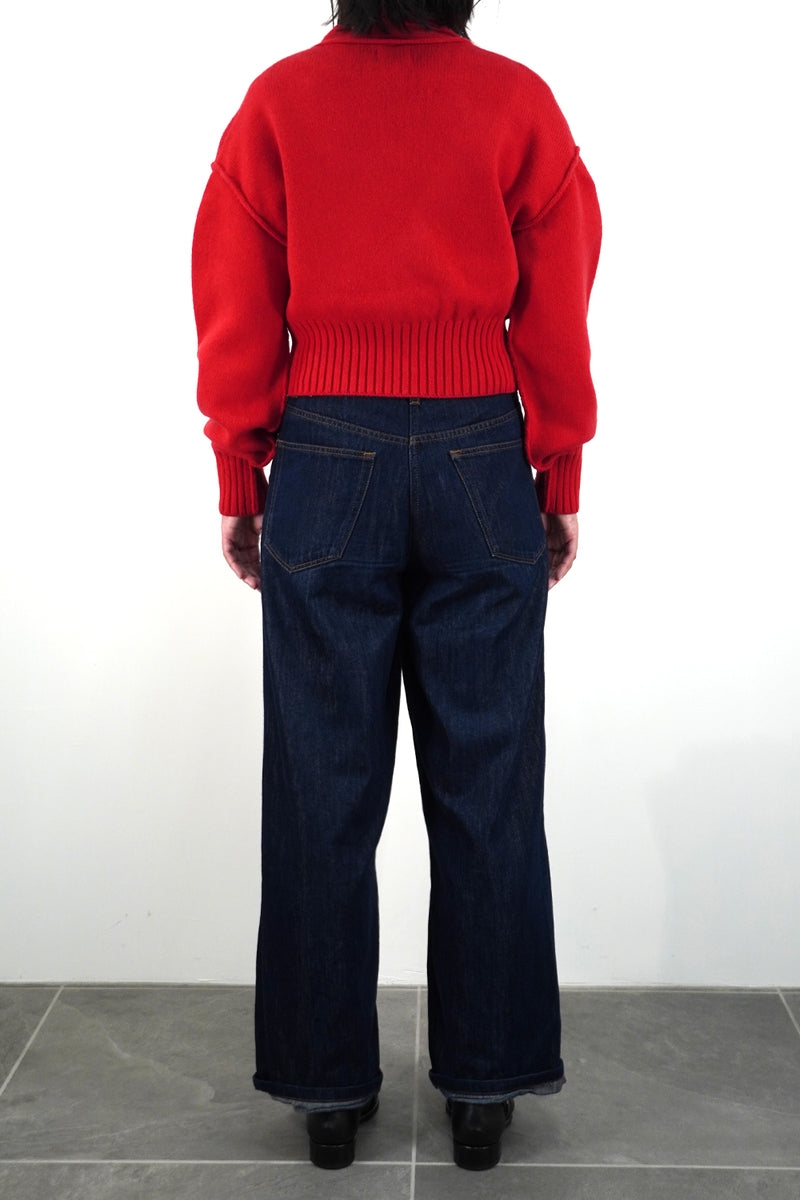 【NEW】Low-gauge Plain St Knit Vneck CD (WK324-LCD02-15)