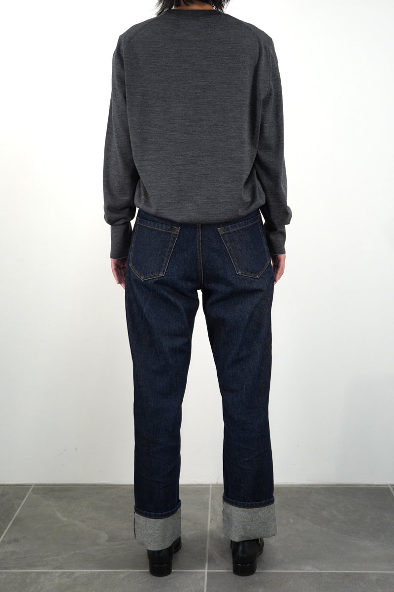 High-gauge Plain St Crewneck PO (WK324-MPO01-07)