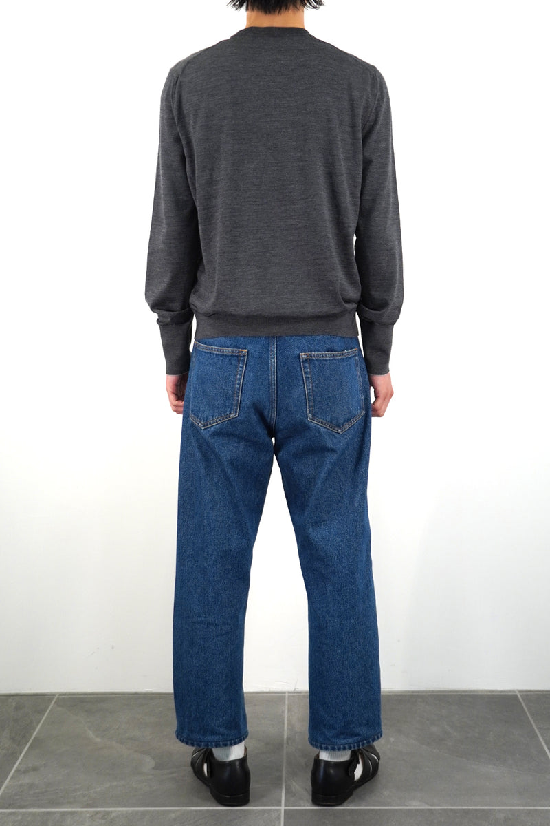 High-gauge Plain St Crewneck PO (WK324-MPO01-07)