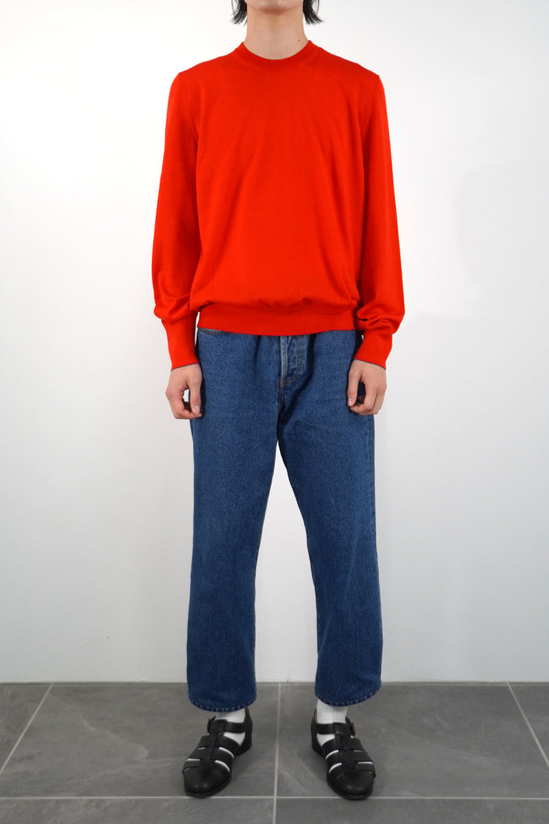 High-gauge Plain St Crewneck PO (WK324-MPO01-15)