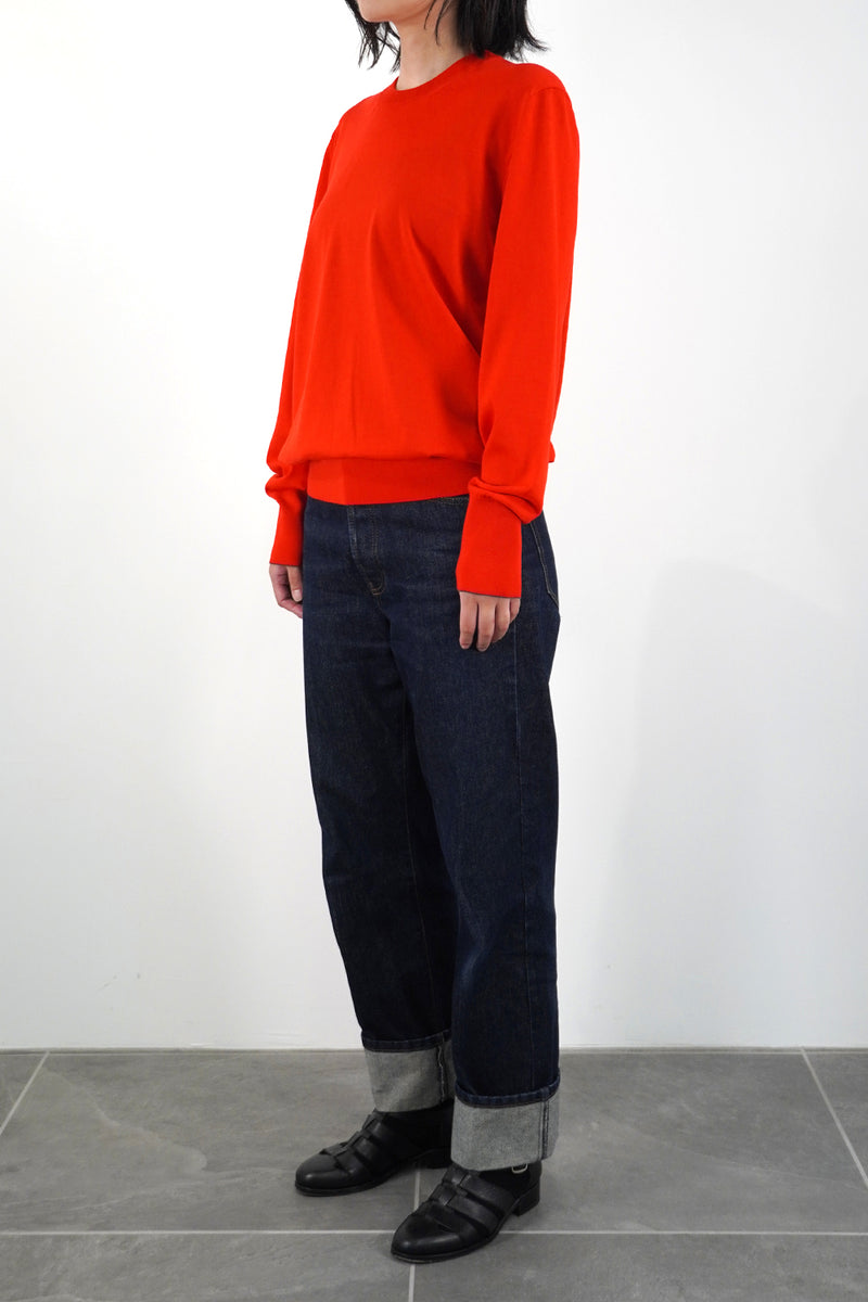 High-gauge Plain St Crewneck PO (WK324-MPO01-15)