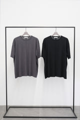 【サ専用 Pre-Order】Silk Cashmere Oversized Knit T-shirt (CZ126-MPO01) / Grege