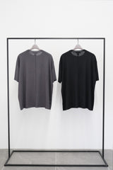 【サ専用 Pre-Order】Silk Cashmere Oversized Knit T-shirt (CZ126-MPO01) / Grege
