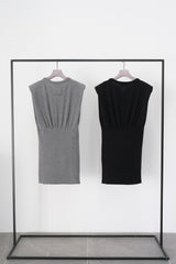 【サ専用 Pre-Order】Shoulder Padded Mini-Onepiece (CZ126-LOP05) / Black