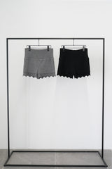【サ専用 Pre-Order】Raced-Hem Short-Pants (CZ126-LPT11) / Black