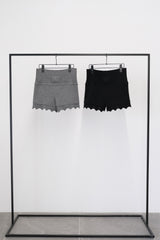 【サ専用 Pre-Order】Raced-Hem Short-Pants (CZ126-LPT11) / Black