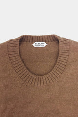 low-gauge knit L/S U-neck PO(PU325-MPO04)  / Brown