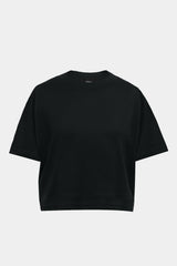 S/S CROPPED T-SHIRT (WJ501-MCS14-09) / BLACK