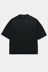 S/S OVERSIZED POCKET T-SHIRT (WJ501-MCS01) / BLACK