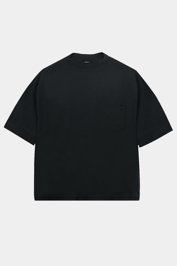 S/S OVERSIZED POCKET T-SHIRT (WJ501-MCS01) / BLACK