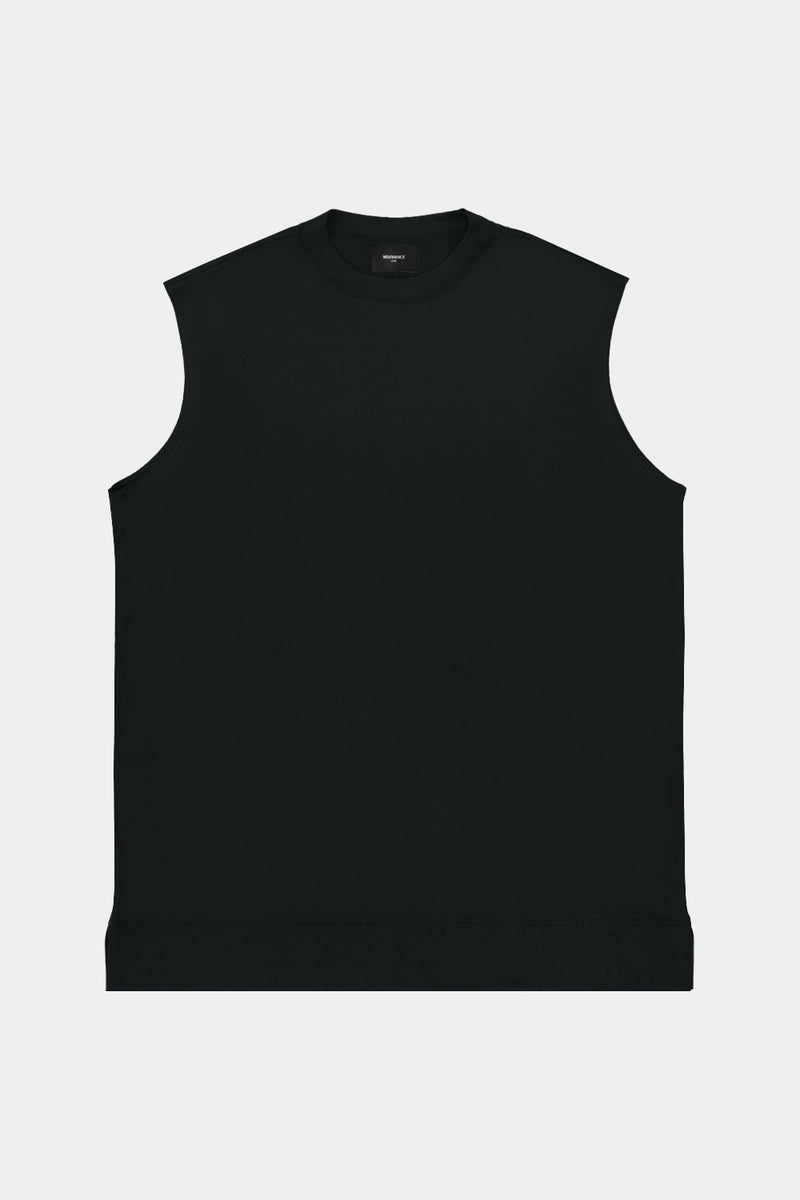 SLEEVELESS PULLOVER (WJ501-MCS05-09) / BLACK