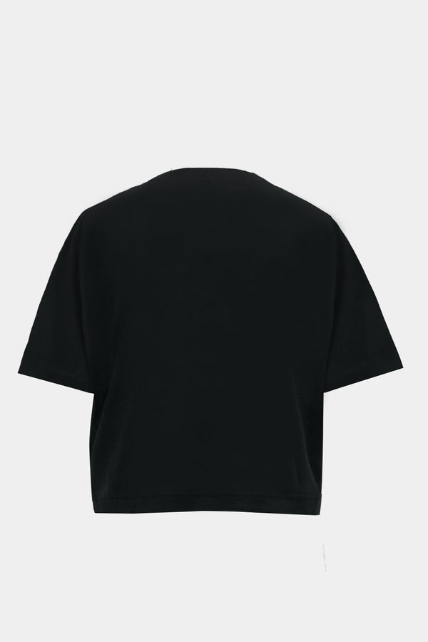 S/S CROPPED T-SHIRT (WJ501-MCS14-09) / BLACK