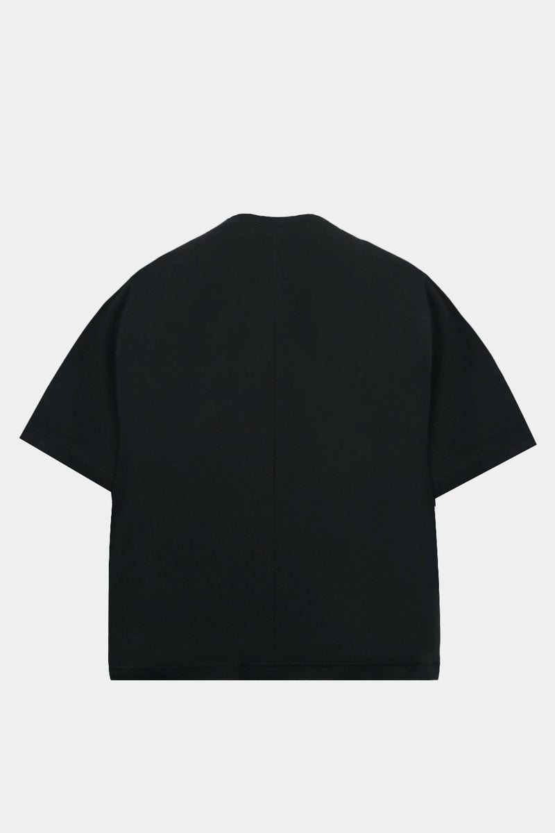 S/S WIDE FIT T-SHIRT (WJ501-MCS02-09) / BLACK