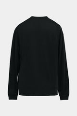L/S OVERSIZED T-SHIRT (WJ501-MCS03-09) / BLACK