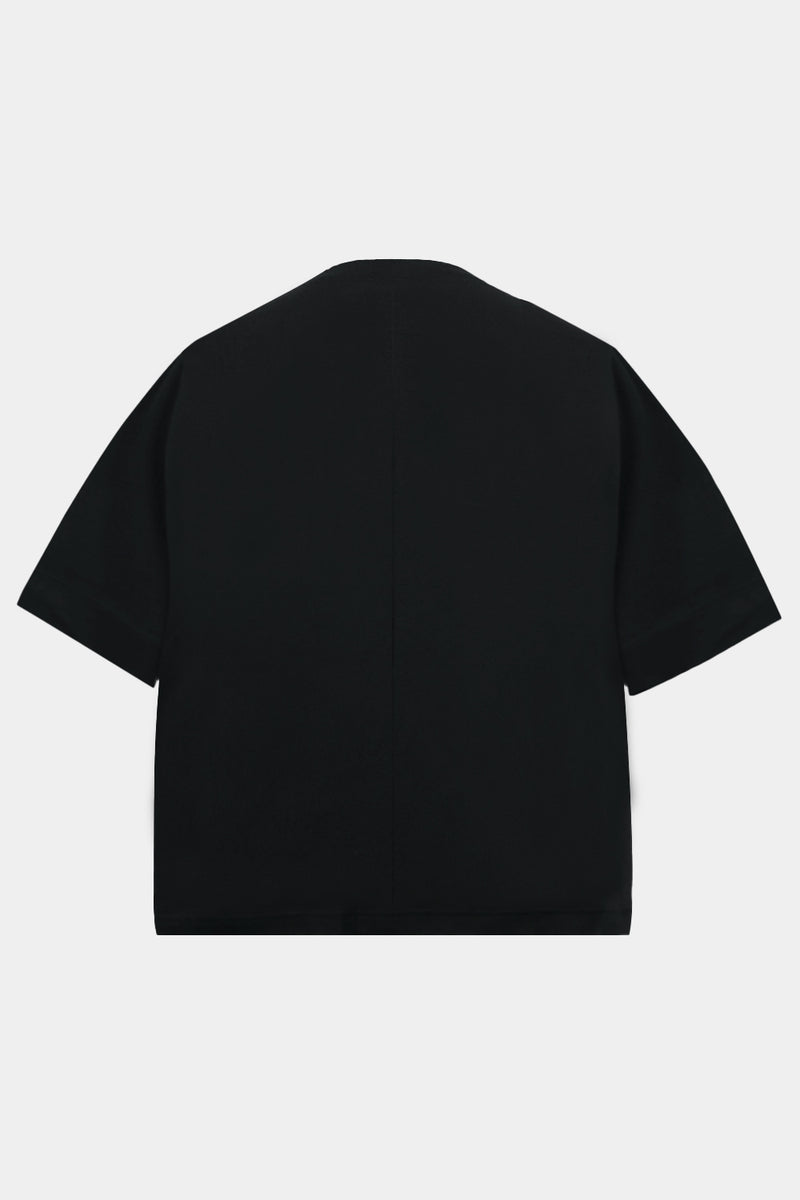 S/S OVERSIZED POCKET T-SHIRT (WJ501-MCS01) / BLACK