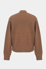 low-gauge knit L/S short cardigan(PU301-MCD01) / Brown