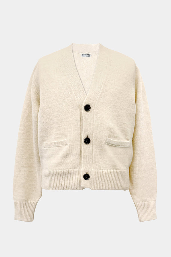 low-gauge knit L/S short cardigan(PU301-MCD01) / Ivory