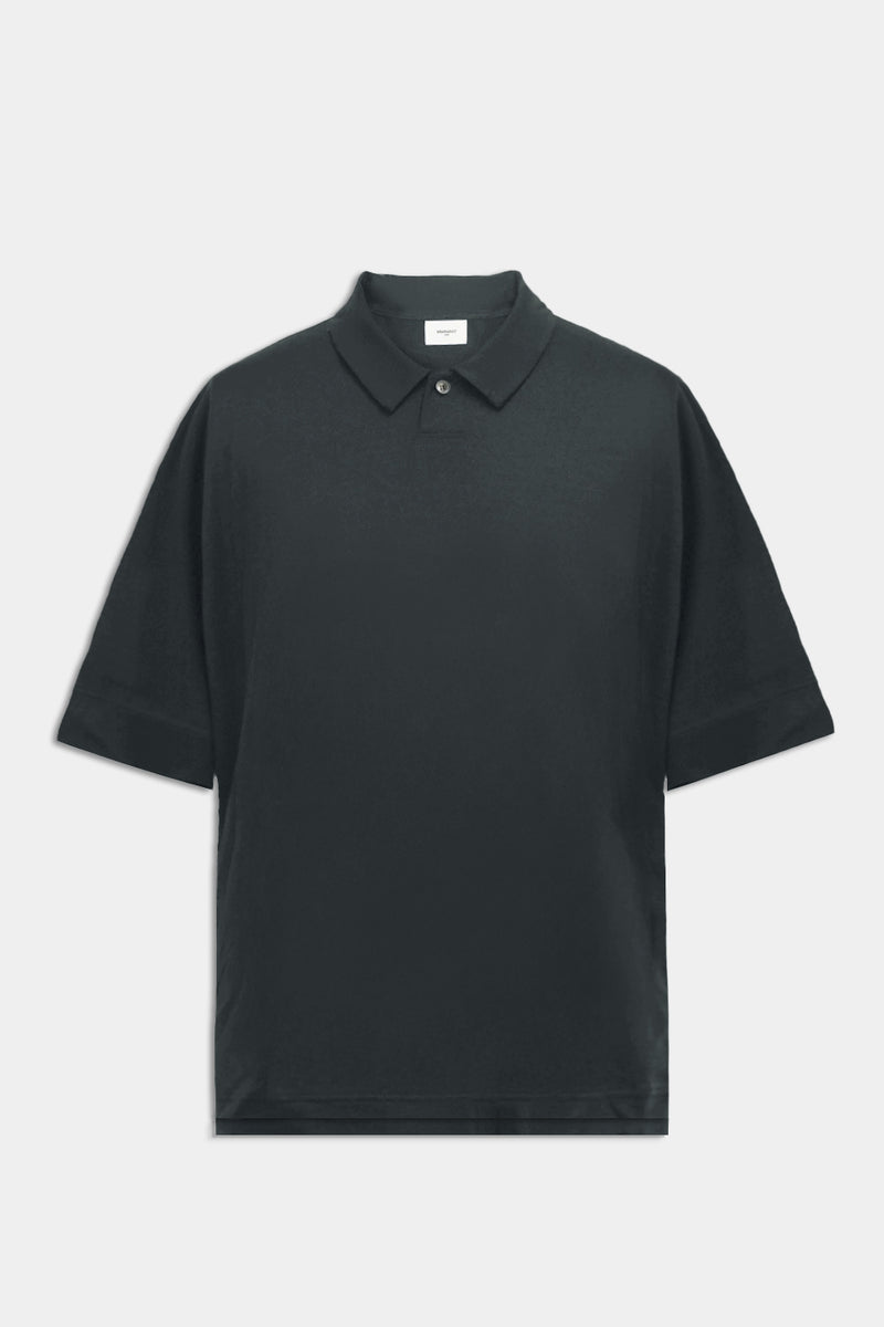 S/S POLO-SHIRT (WJ501-MCS04) / CHARCOAL