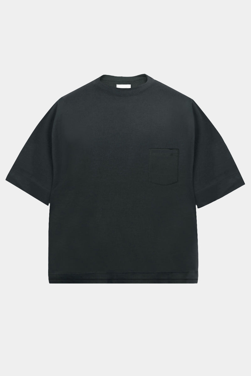 S/S OVERSIZED POCKET T-SHIRT (WJ501-MCS01) / CHARCOAL