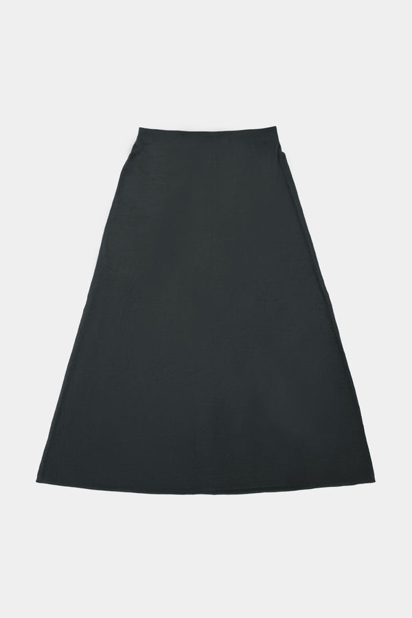 FLEAR MAXI SKIRT (WJ501-MCS18) / CHARCOAL