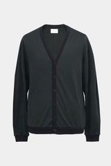 V-NECK CARDIGAN (WJ501-MCS12) / CHARCOAL