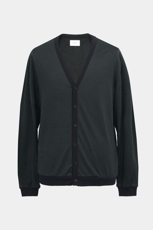 V-NECK CARDIGAN (WJ501-MCS12) / CHARCOAL