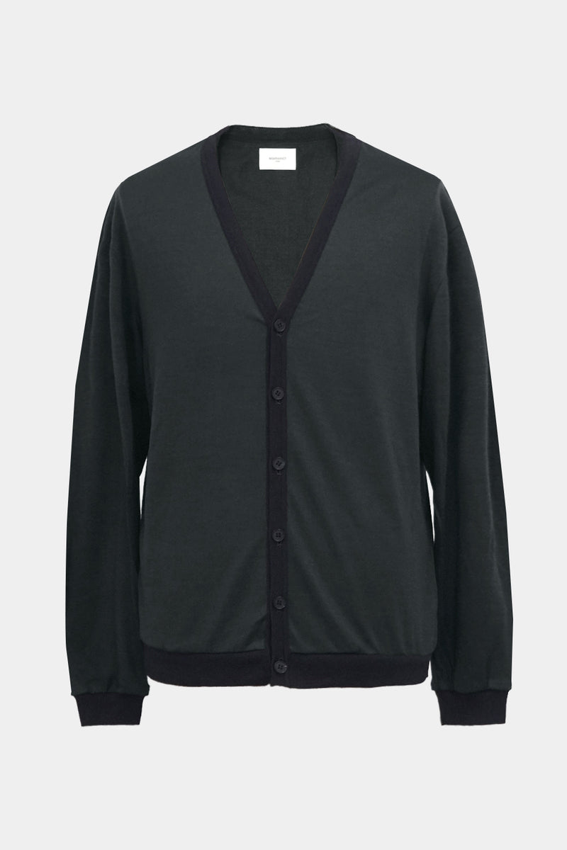 V-NECK CARDIGAN (WJ501-MCS12) / CHARCOAL