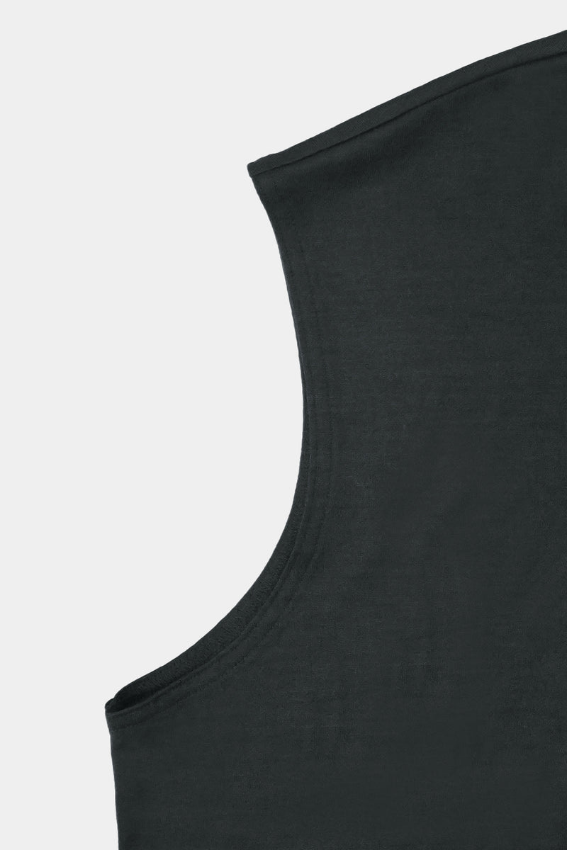 SLEEVELESS PULLOVER (WJ501-MCS05) / CHARCOAL
