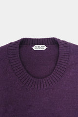 low-gauge knit L/S U-neck PO(PU325-MPO04)  / Purple
