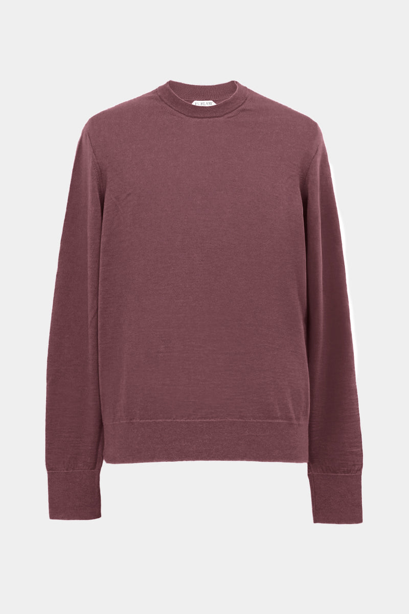 high-gauge crewneck knit L/S PO(PU501-MPO01) / PURPLE