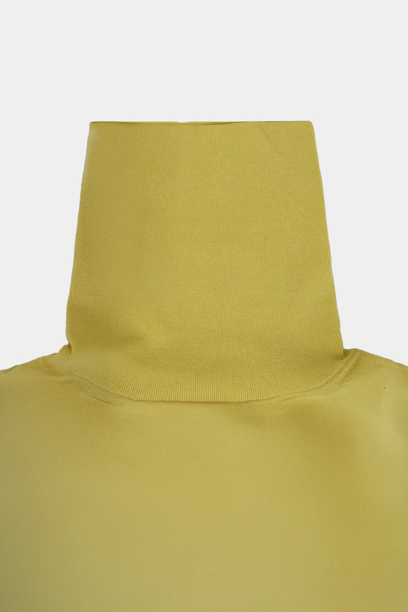 High-gauge High-neck Bell-sleeves PO (WK325-LPO01-YELLOW)