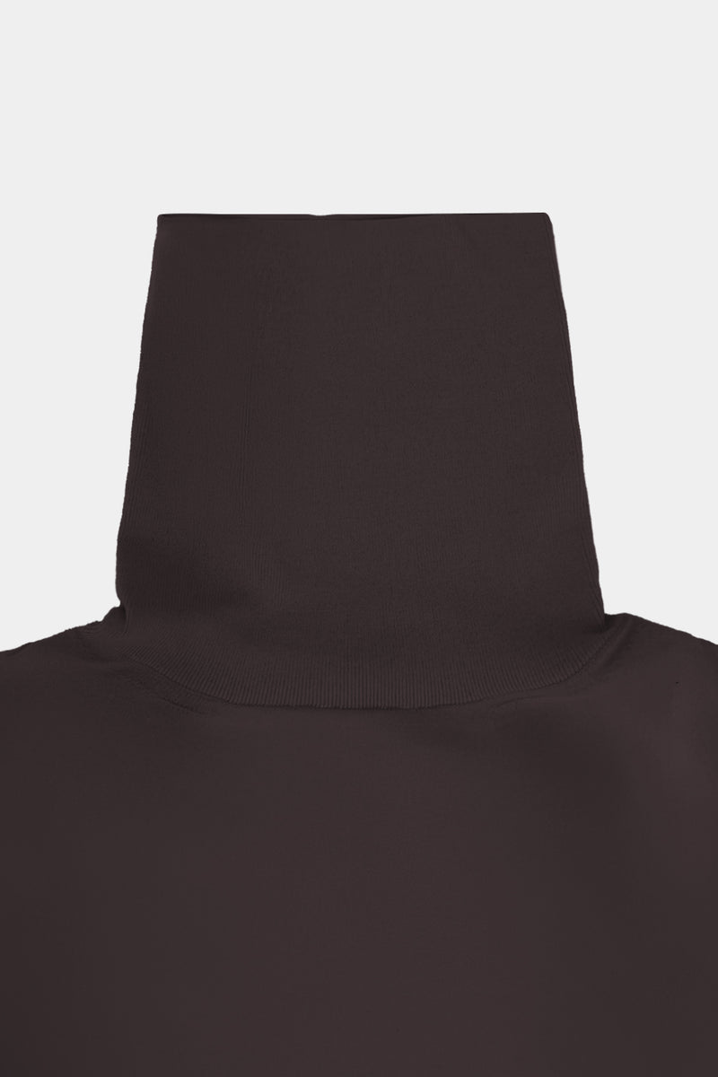 High-gauge High-neck Bell-sleeves PO (WK325-LPO01-BROWN)