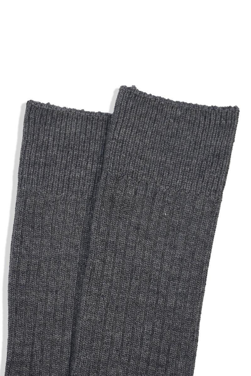 Wool Long Rib Socks (UM501-MSO01)