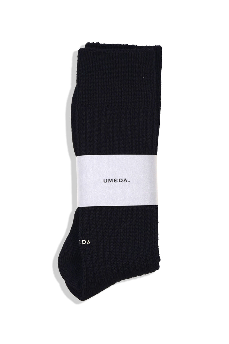 Wool Long Rib Socks (UM501-MSO01)