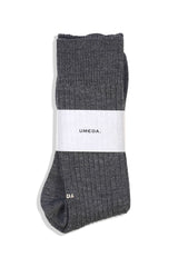 Wool Long Rib Socks (UM501-MSO01)