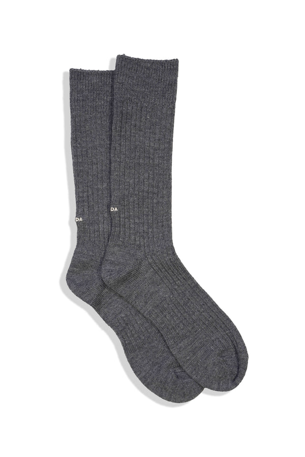 Wool Long Rib Socks (UM501-MSO01)