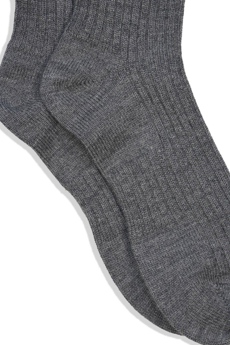 Wool Long Rib Socks (UM501-MSO01)