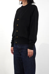 12GG V NECK CARDIGAN (UM302-UCD12-BLK)