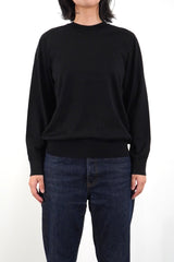 16GG CREW NECK PULLOVER (UM302-UPO16-BLK)