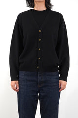 7GG V NECK CARDIGAN (UM302-UCD07-BLK)