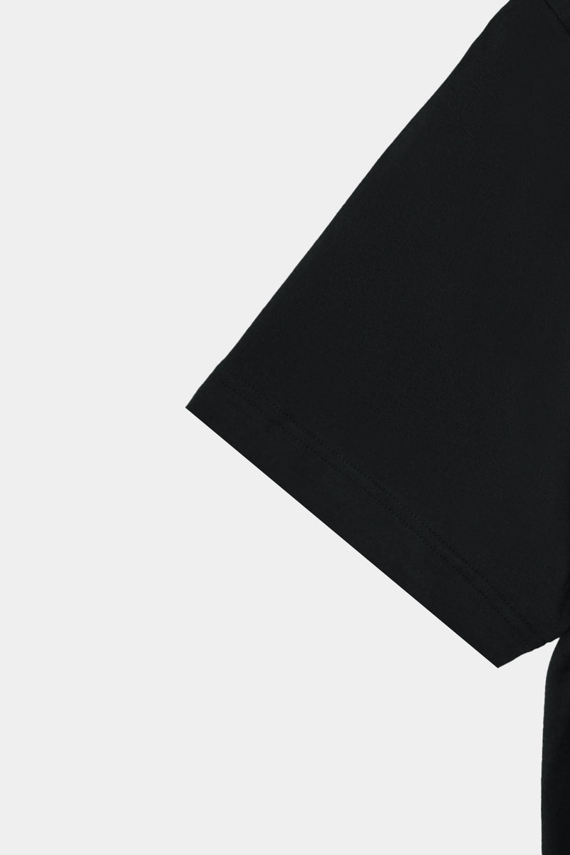 S/S WIDE FIT T-SHIRT (WJ501-MCS02-09) / BLACK