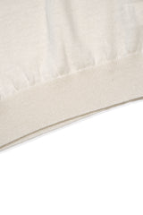 12GG Wool Linen Polo-Shirt (UM101-UPS12) / OFF WHITE