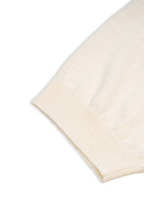 12GG Wool Linen Polo-Shirt (UM101-UPS12) / OFF WHITE