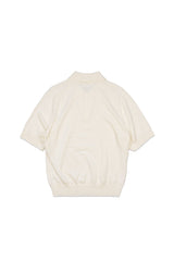 12GG Wool Linen Polo-Shirt (UM101-UPS12) / OFF WHITE