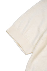 16GG Wool Linen Crew Neck Pullover (UM101-UPO16) / OFF WHITE