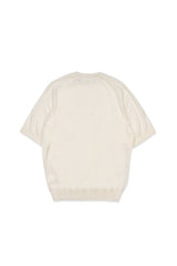 16GG Wool Linen Crew Neck Pullover (UM101-UPO16) / OFF WHITE