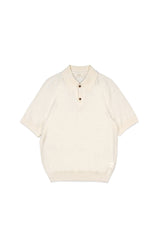 16GG Wool Linen Polo-Shirt (UM101-UPS16) / OFF WHITE