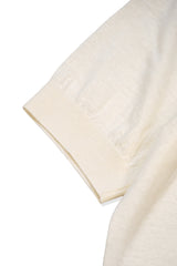 16GG Wool Linen Polo-Shirt (UM101-UPS16) / OFF WHITE