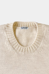 low-gauge knit L/S U-neck PO(PU325-MPO04) / Ivory