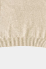low-gauge knit L/S U-neck PO(PU325-MPO04) / Ivory